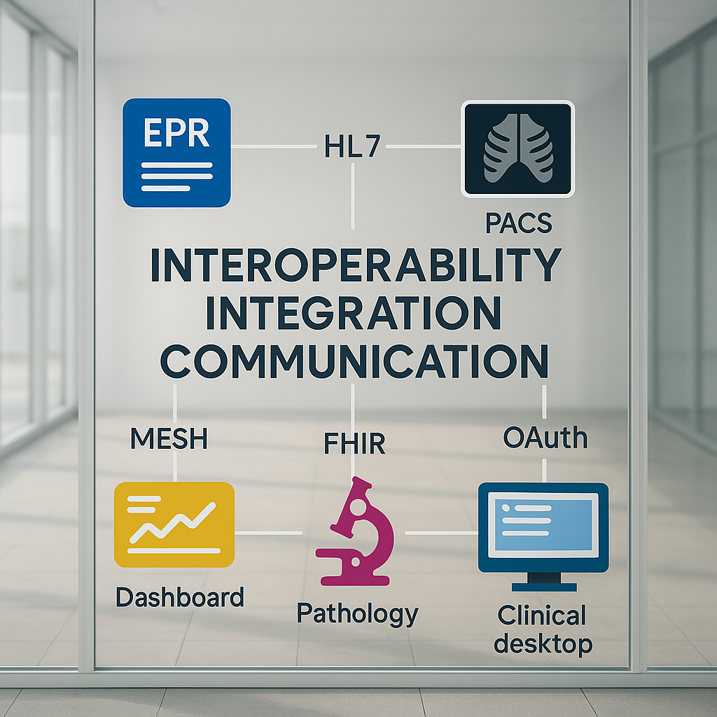 Integration with EPR PAS and NHS